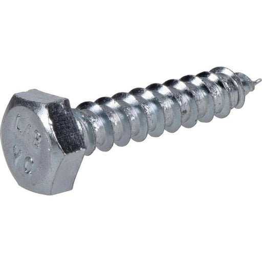 HILLMAN 1/4 in. X 1-1/4 in. L Hex Zinc-Plated Steel Lag Screw 100 pk