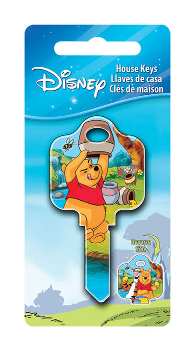 HILLMAN Disney Winnie The Pooh House Key Blank 68 SC1 Single For Schlage Locks