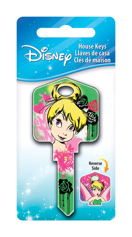 HILLMAN Disney Fairy House Key Blank 66/97 KW1/KW10 Single For Kwikset and Titan Locks