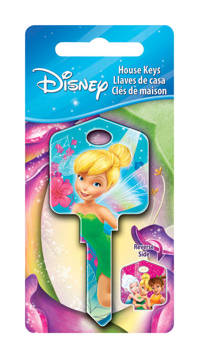 HILLMAN Disney Fairy House Key Blank 66/97 KW1/KW10 Single For Kwikset and Titan Locks