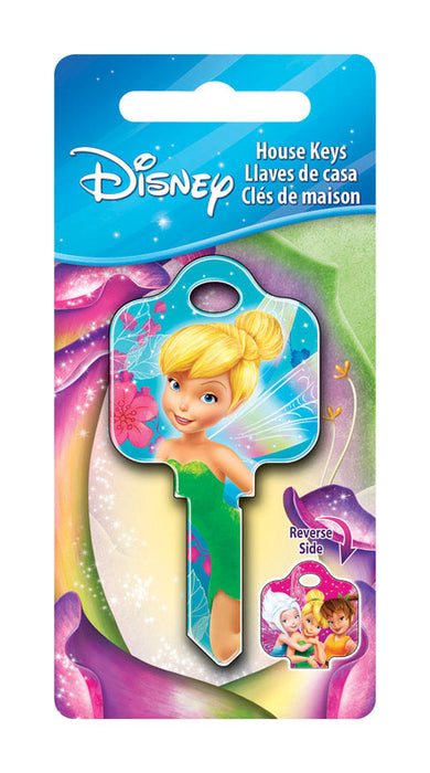 HILLMAN Disney Tinkerbell Fairy and Friends House Key Blank 68 SC1 Single For Schlage Locks