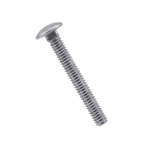 HILLMAN 1/4 in. X 6 in. L Hot Dipped Galvanized Steel Carriage Bolt 100 pk