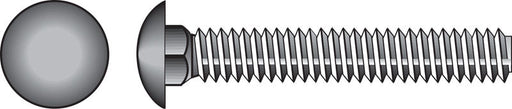 HILLMAN 5/16 in. X 2 in. L Hot Dipped Galvanized Steel Carriage Bolt 100 pk