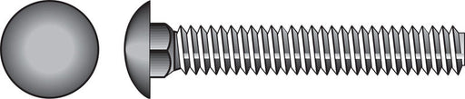 HILLMAN 5/16 in. X 2-1/2 in. L Hot Dipped Galvanized Steel Carriage Bolt 100 pk