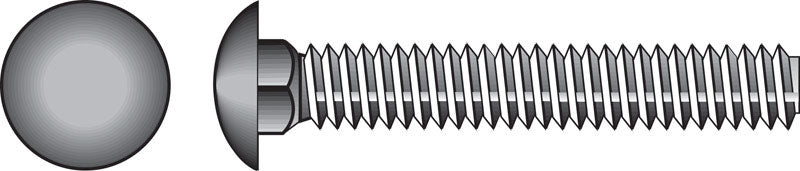 HILLMAN 3/8 in. X 3 in. L Hot Dipped Galvanized Steel Carriage Bolt 50 pk
