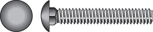 HILLMAN 3/8 in. X 4 in. L Hot Dipped Galvanized Steel Carriage Bolt 50 pk