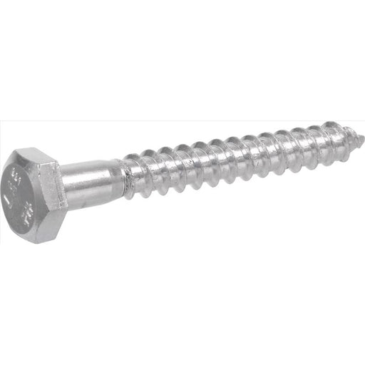 HILLMAN 5/16 in. X 3 in. L Hex Zinc-Plated Steel Lag Screw 100 pk