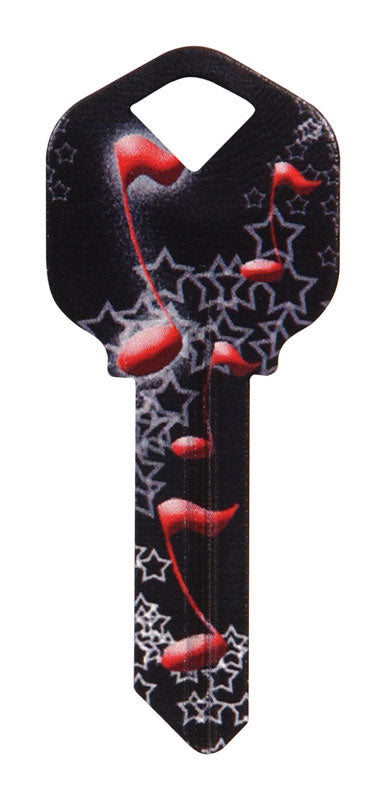 HILLMAN Wackey Music Notes House/Office Universal Key Blank KW1 Single
