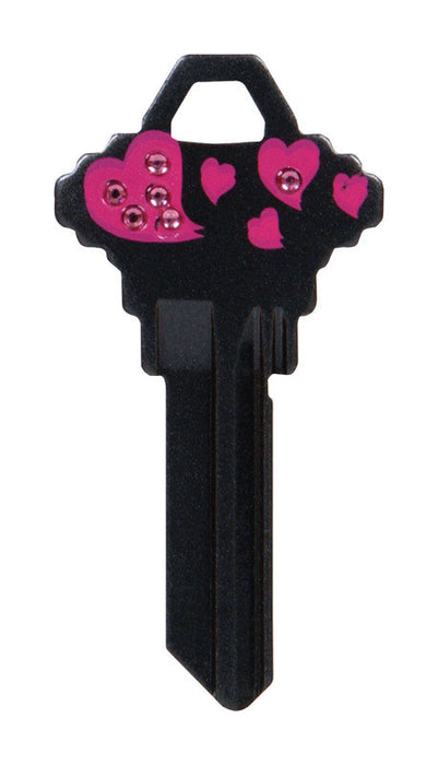 HILLMAN DIVA Hearts House/Office Universal Key Blank SC1 Single