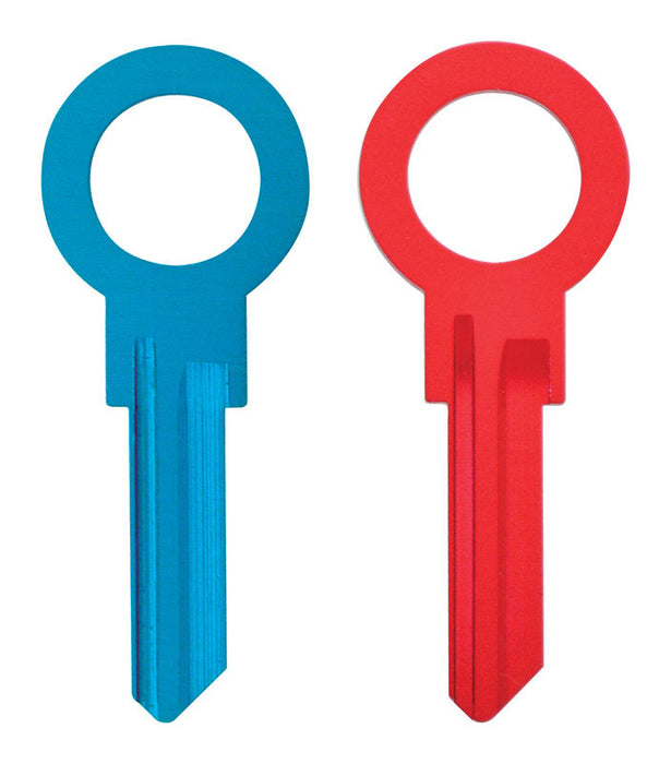 HILLMAN Zero Gravity House/Padlock Universal Key Blank KW1 Single