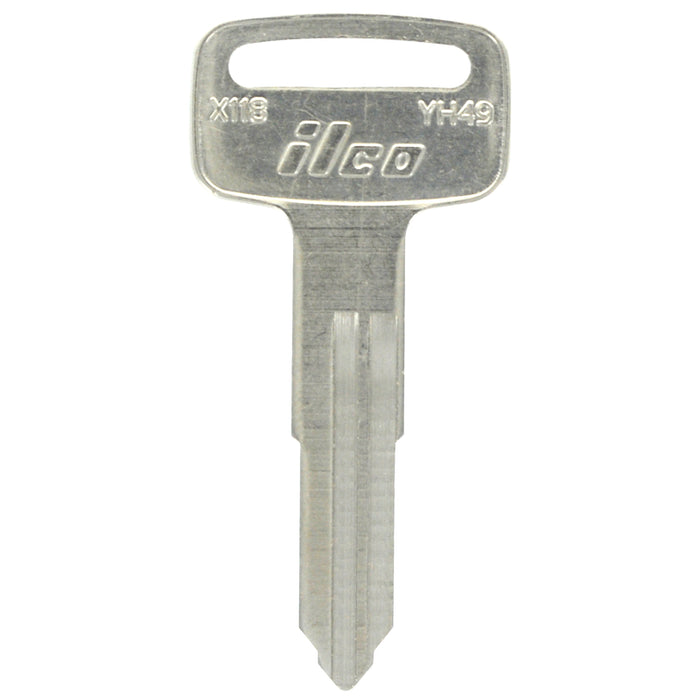 HILLMAN Traditional Key Motorcycle Key Blank YH-60 (X-118) Double For Yamaha