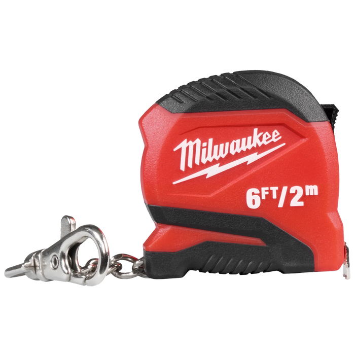 Milwaukee 6ft/2m Keychain Tape Measure