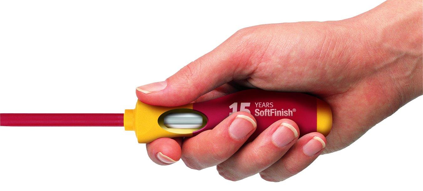 Wiha 32093 Slotted and Phillips Insulated Screwdriver Set, 1000 Volt, 10 Piece