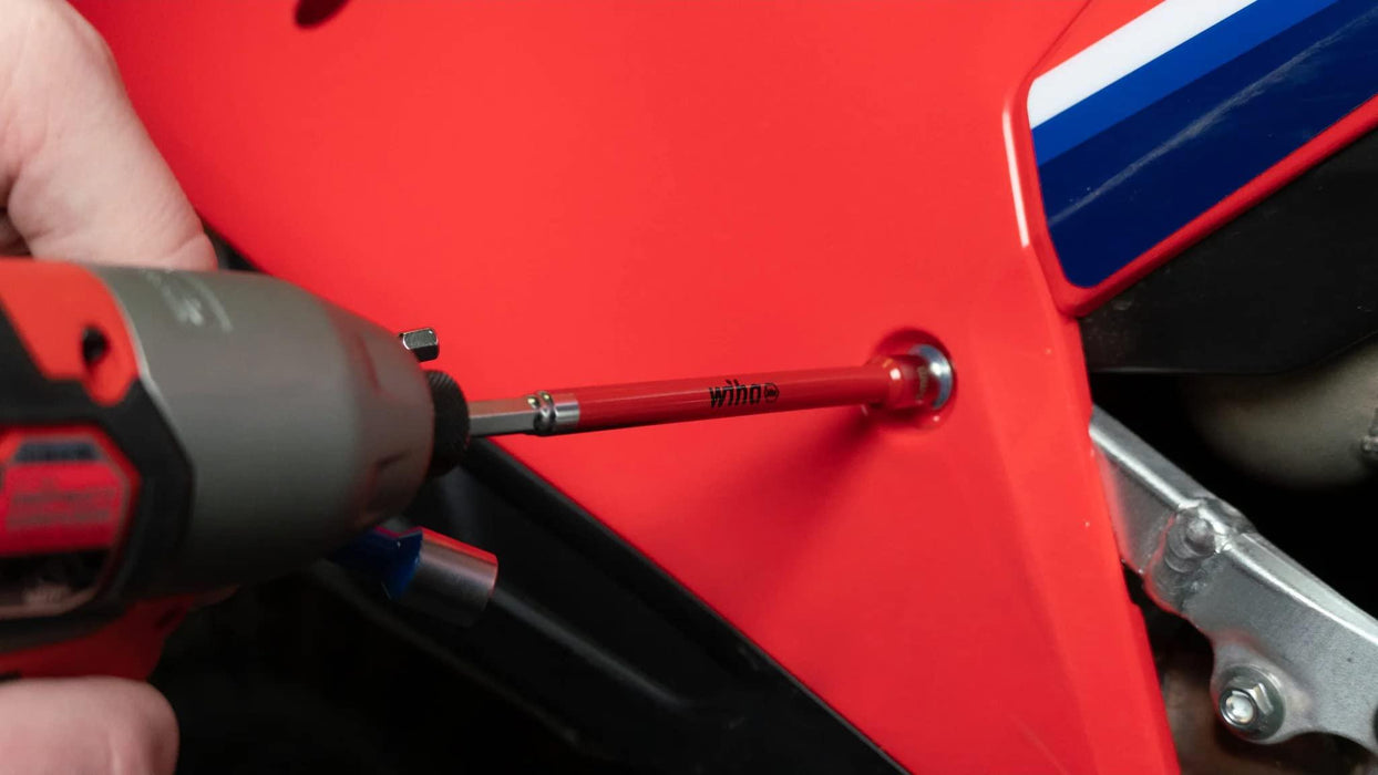 Wiha 70487 Color Coded Magnetic Nut Driver Set Metric - 6 Piece (8mm, 10mm, 11mm, 12mm, 13mm, 14mm)