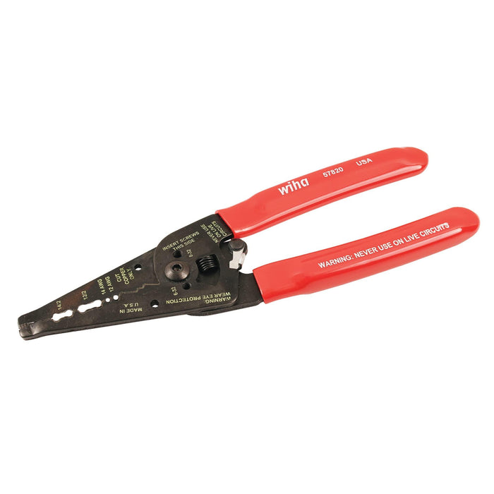 Wiha Classic Grip Wire Strippers Dual NM-B Cable 7.75"
