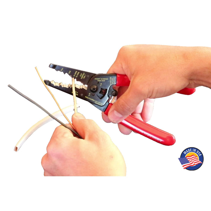 Wiha Classic Grip Wire Strippers Dual NM-B Cable 7.75"