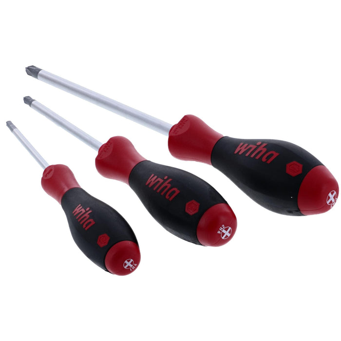 Wiha 30278 7 Piece SoftFinish Slotted and Phillips Screwdriver Set