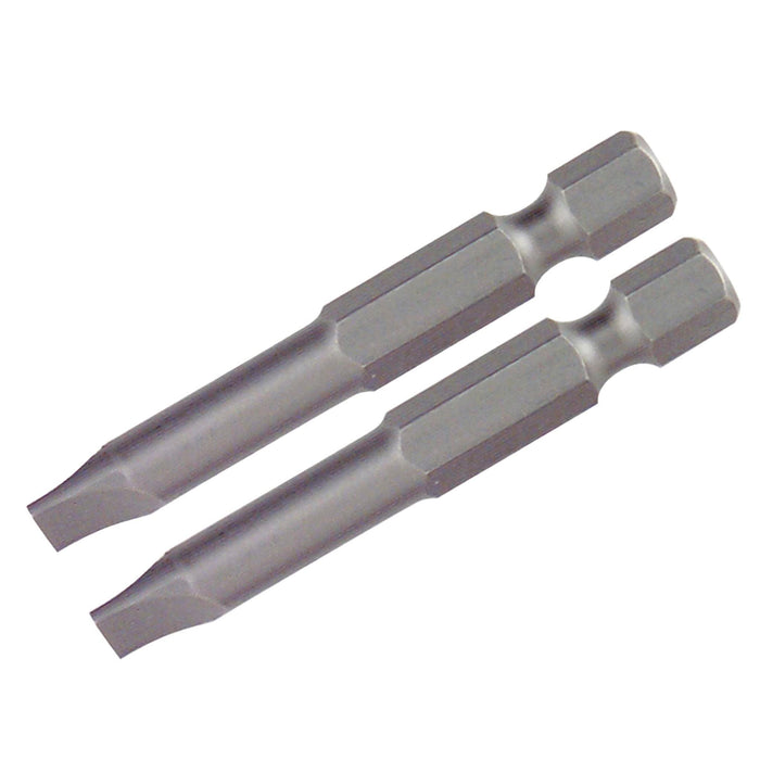 Slotted Power Bit 4.0 x .5 x 50mm (2 Bit Pack)