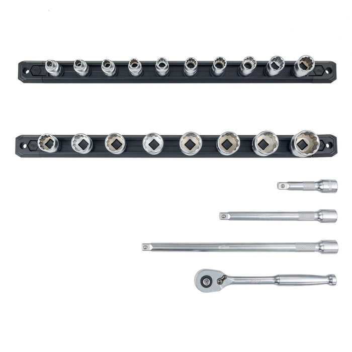 3/8" Drive Metric Socket Set, 22 Piece