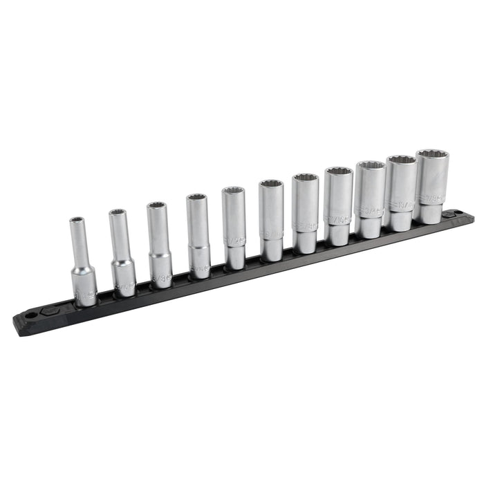 3/8" Drive Deep Inch Socket Set, 15 Piece