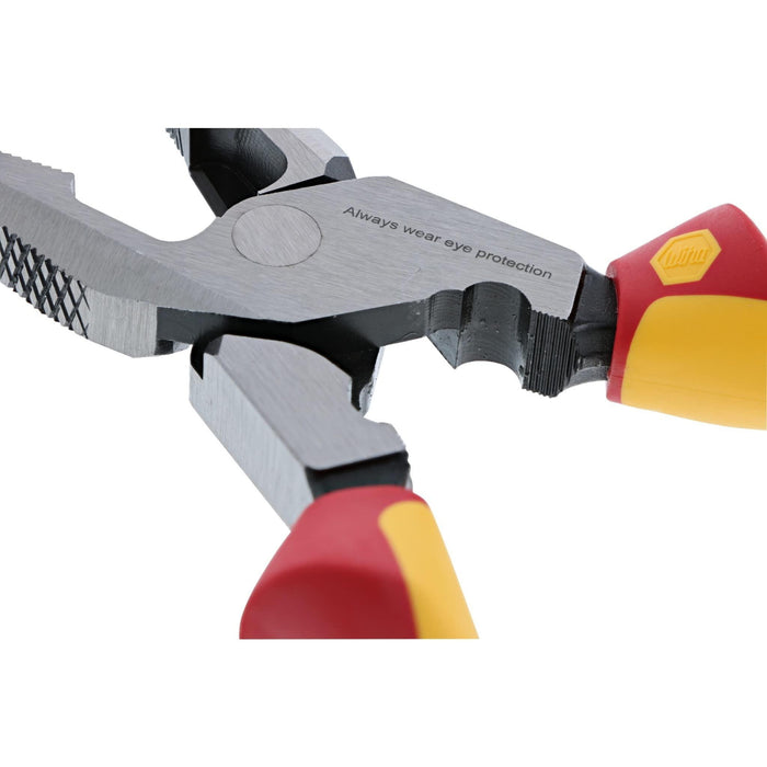 Wiha Insulated Industrial NE Style Lineman’s Pliers with Crimpers 9.5"