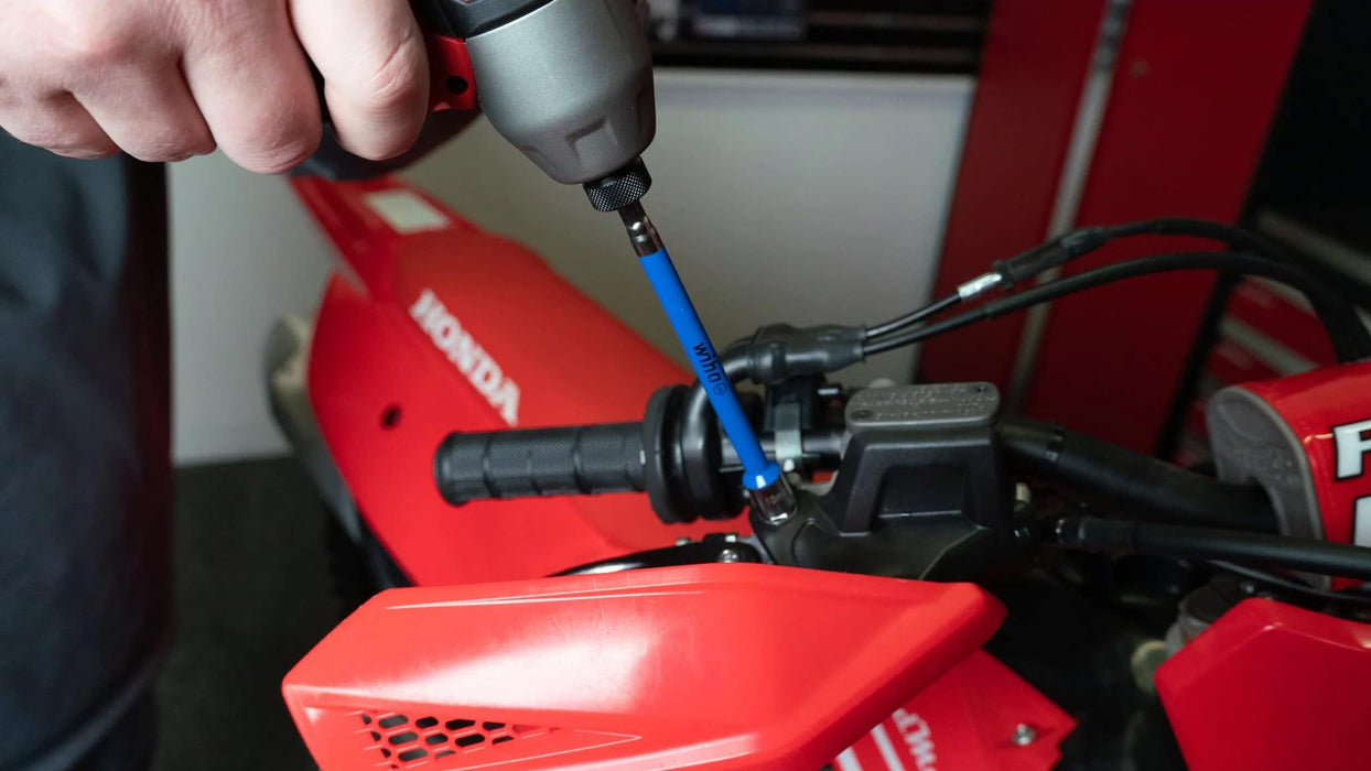 Wiha 70487 Color Coded Magnetic Nut Driver Set Metric - 6 Piece (8mm, 10mm, 11mm, 12mm, 13mm, 14mm)