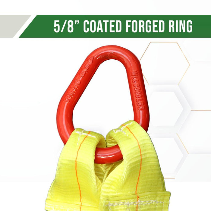 Boxer Tow Straps V Bridle 3β x 24β with Mini J Hook, T-J Hook, Reinforced Webbing, Recovery V Strap, Rollback, Car Hauler, Towing β B/S 16,200lbs