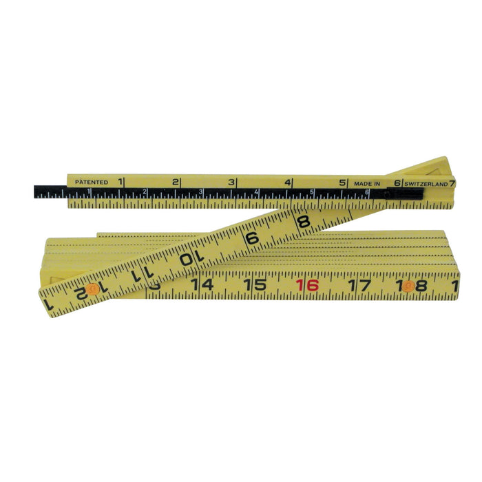 Wiha 61620 Outside Reading 6-Inch Depth Extension Long Life MaxiFlex Folding Ruler, 6-Foot