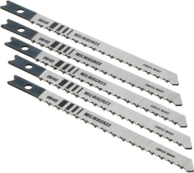 MILWAUKEE JIG SAW Blade HCS 10T 4LG (5PK) Part # 48-42-0640