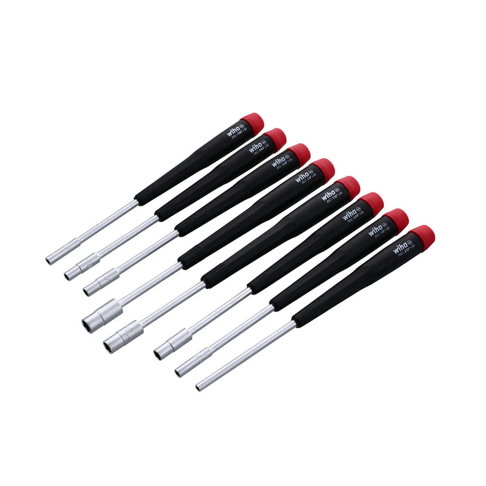 Wiha 26599 Nut Driver Set, Inch In Canvas Pouch, 8 Piece