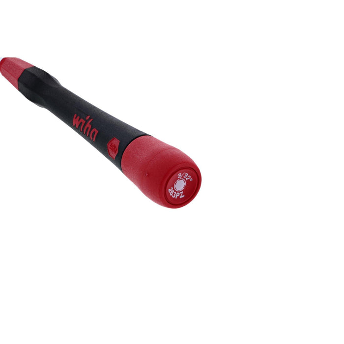 Wiha 26367 Precision Screwdriver With Soft PicoFinish Handle, Hex Inch, 3/32 x 60mm