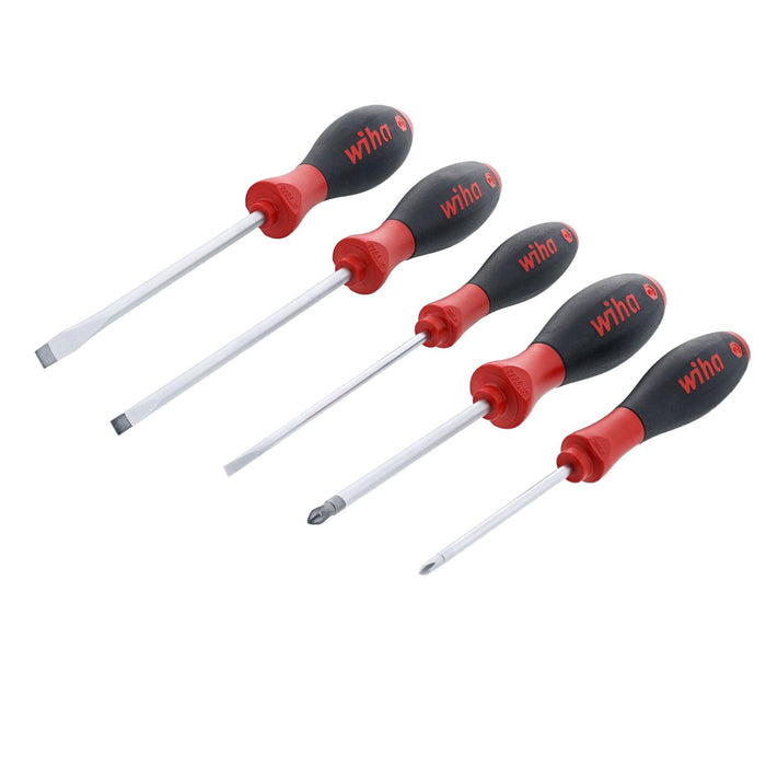SoftFinish Slotted & Phillips Screwdriver Set, 5 Piece
