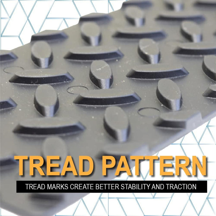 Boxer Rubber Stair Treads 12 Pack 4" x 17β - Textured Non-Slip Mats for Staircase - Heavy Duty EPDM Rubber Anti Skid Strips for Outside - Adhesive Bottom