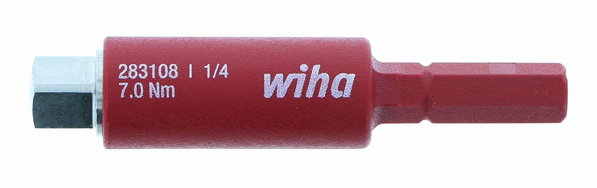 Wiha VDE Insulated SlimLine Blade 1/4" Socket Adapter