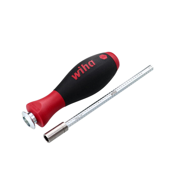 Wiha Drive-Loc VI Bit Holder with Soft Finish Handle and 1/4-Inch Bit Adapter