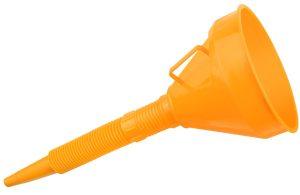 Tolsen 2-in-1 Funnel Flex-Neck With Stainless Steel Mesh Strainer, Extension Tube: 10″