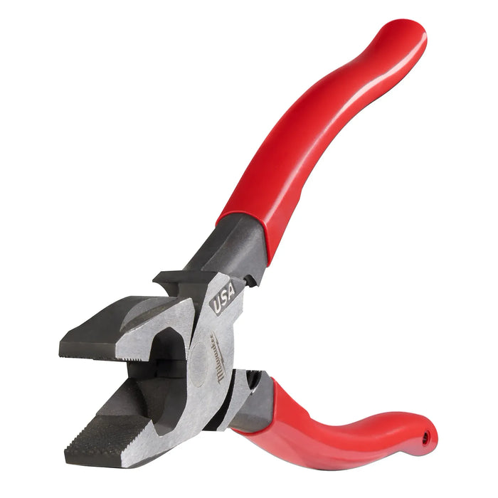 Milwaukee 9" Lineman's Dipped Grip Pliers w/ Thread Cleaner (USA) MT500T