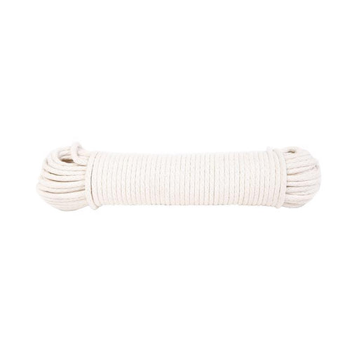 Koch Industries 1/4 in. D X 100 ft. L White Braided Cotton Poly Blend Sash Cord