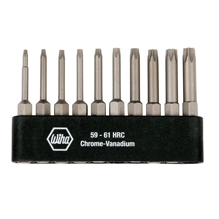 WIHA 74981 Torx Align Power Bit Set, Includes T6-T30 with Holder, 10-Piece