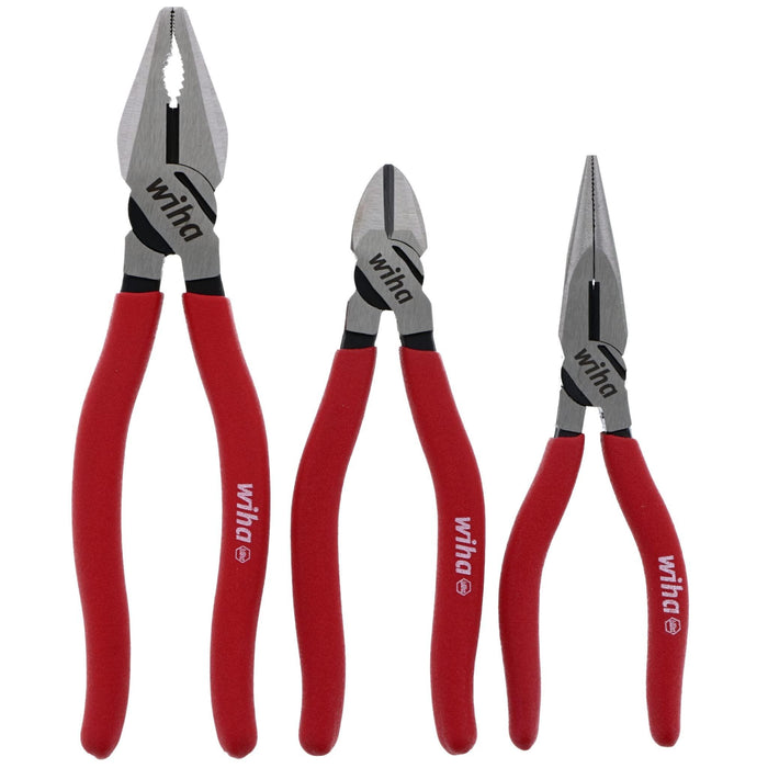 Wiha 32698 Pliers and Cutter Set, 3 Piece