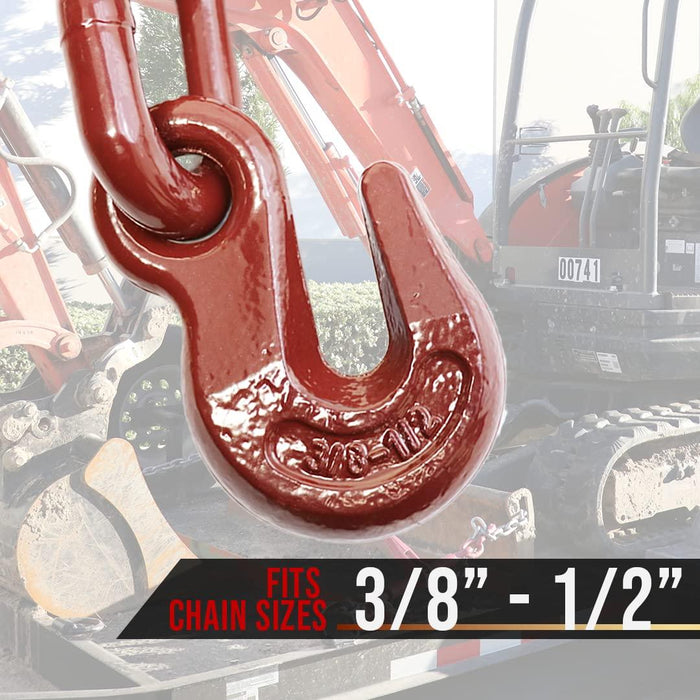 Boxer 6 Pack Heavy Duty Ratchet Load Binder with Forged Grab Hooks 3/8β β 1/2β Working Load Limit 9200lbs Chain Binder Tie Down