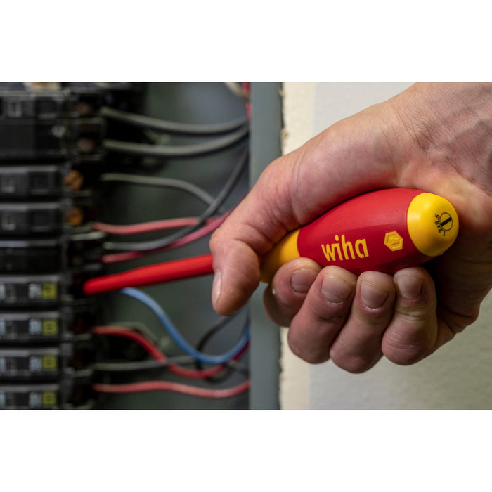 Wiha 5 Piece Insulated SoftFinish Slotted/Phillips/Square Screwdriver Set