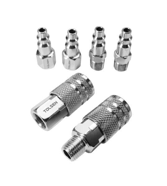 6 Pcs 1/4 Inch Air Coupler Set 72602