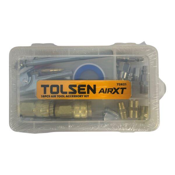 Tolsen 72621   18pc Air Tool Accessories Kit