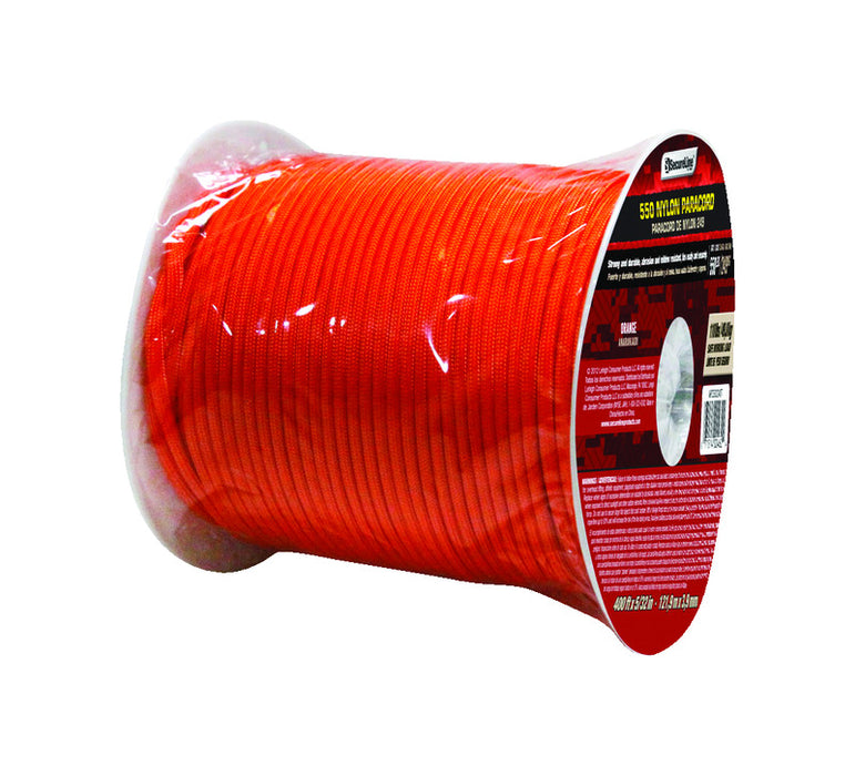 Koch Industries 5/32 in. D X 400 ft. L Orange Braided Nylon Paracord