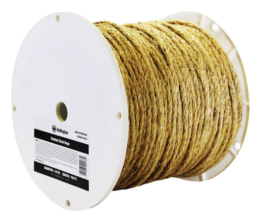 Koch Industries 1/4 in. D X 600 ft. L Natural Twisted Sisal Rope