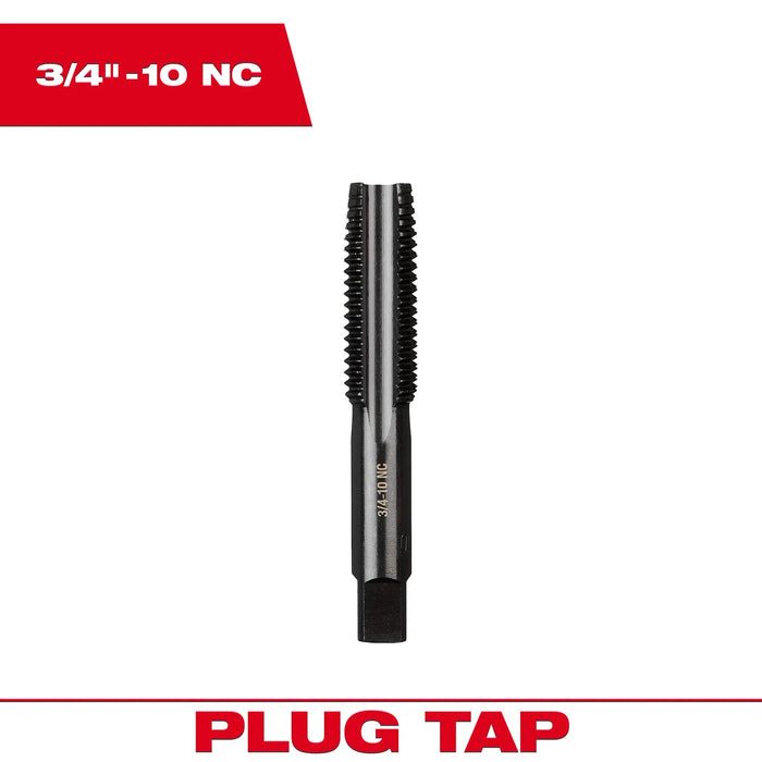 Milwaukee 3/4"-10 NC Straight Flute Plug Tap 49-57-5176