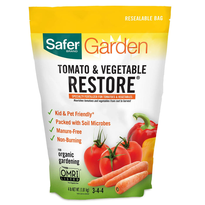 Safer Brand 94TV Tomato & Vegetable Restore Fertilizer, Yellow
