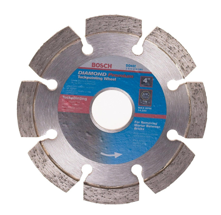 Bosch DD400 4-Inch Premium Segmented Tuckpointing Diamond Blade