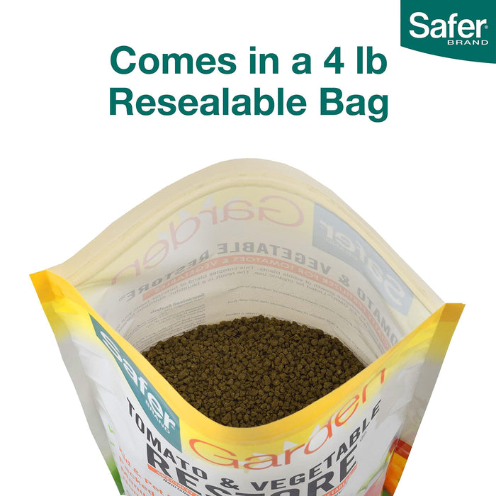 Safer Brand 94TV Tomato & Vegetable Restore Fertilizer, Yellow